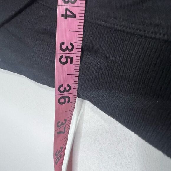 Athleta Criss Cross Hem Dress Muscle Sleeves Black - Picture 8 of 10